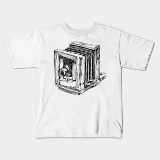 Antique Camera Print Kids T-Shirt